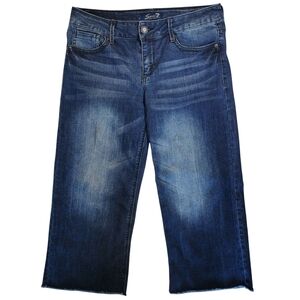 Seven7 5-Pocket High Rise Wide Leg Gaucho Jeans - Sz 6 (8)